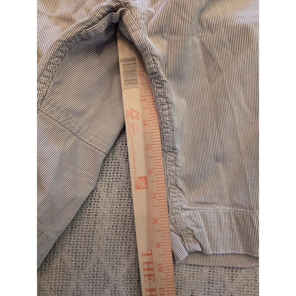 Vintage Polo Ralph Lauren Pin Striped Supply Cargo Shorts Men's 36 Baggy Y2K